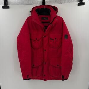 RLX Ralph Lauren Men's Down Filled Parka - Red - Small